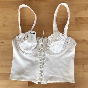 Aubade Camisole Lace Up Top 36B